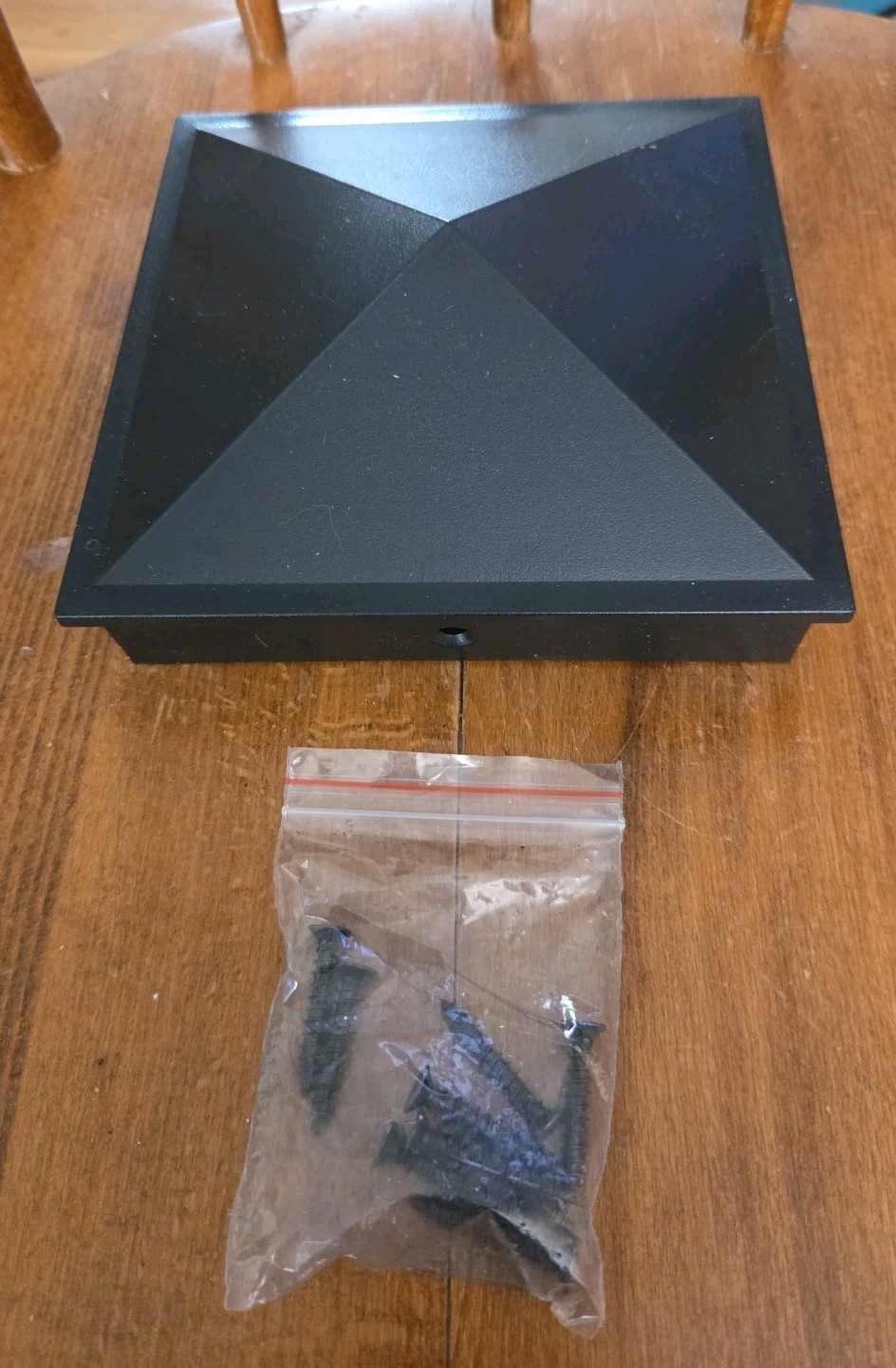 6×6 Post Caps (Fits 5.5″x5.5″), ASA Material UV, Fade & Crack Resistant Qty 4
