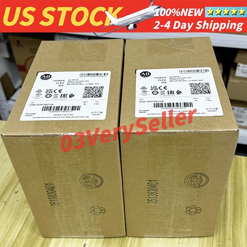 NEW Allen-Bradley 25B-D2P3N104 PowerFlex 525 0.75kW 480V 1Hp AC Drive Fast Ship