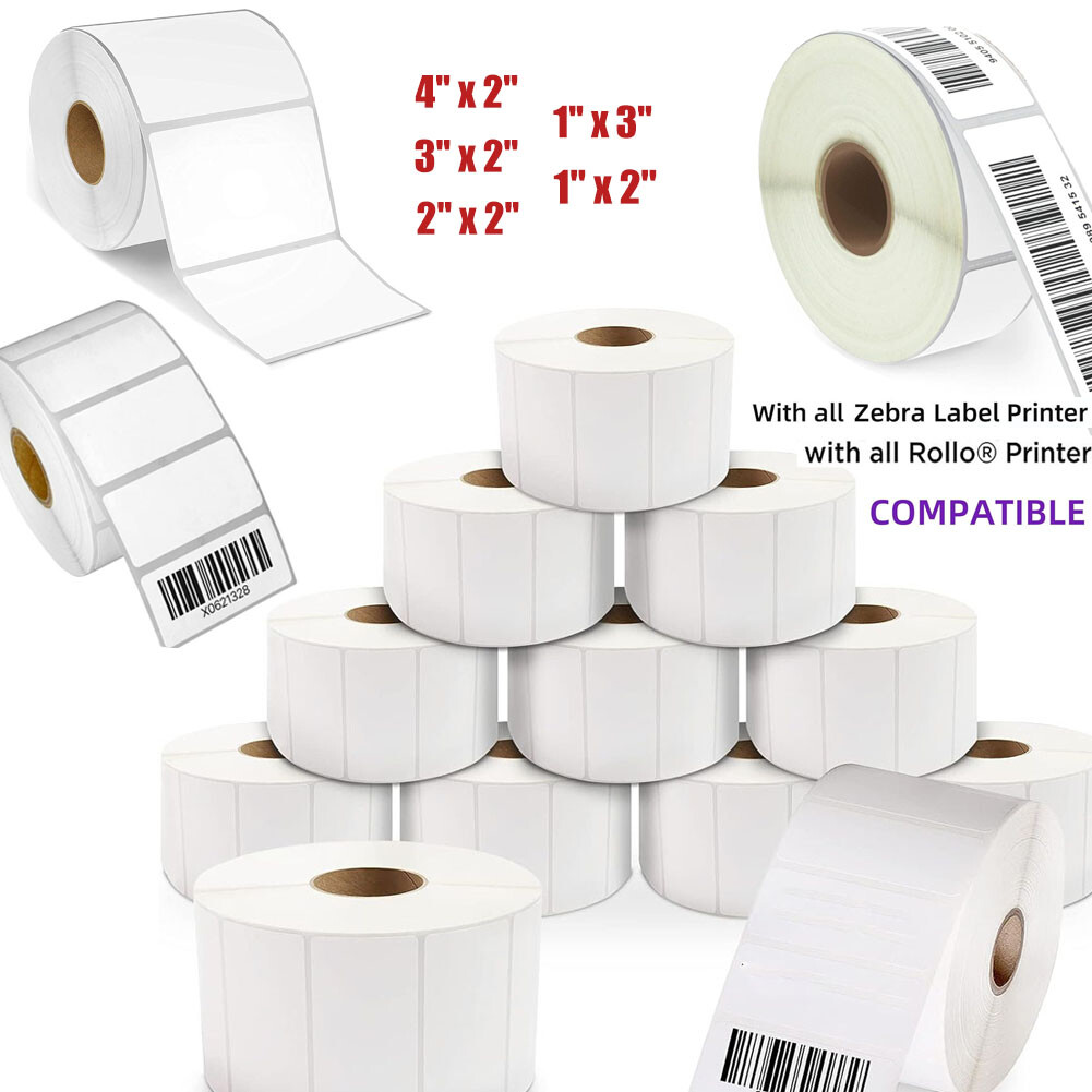 Direct Thermal Shipping Labels Address Mailing Barcode Stickers for Rollo Zebra