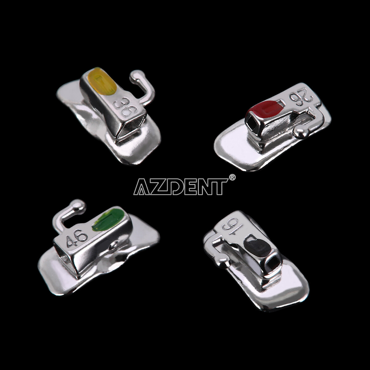 AZDENT Tubo bucal de ortodoncia dental Bondable Non-Con 1st Molar of Bracket