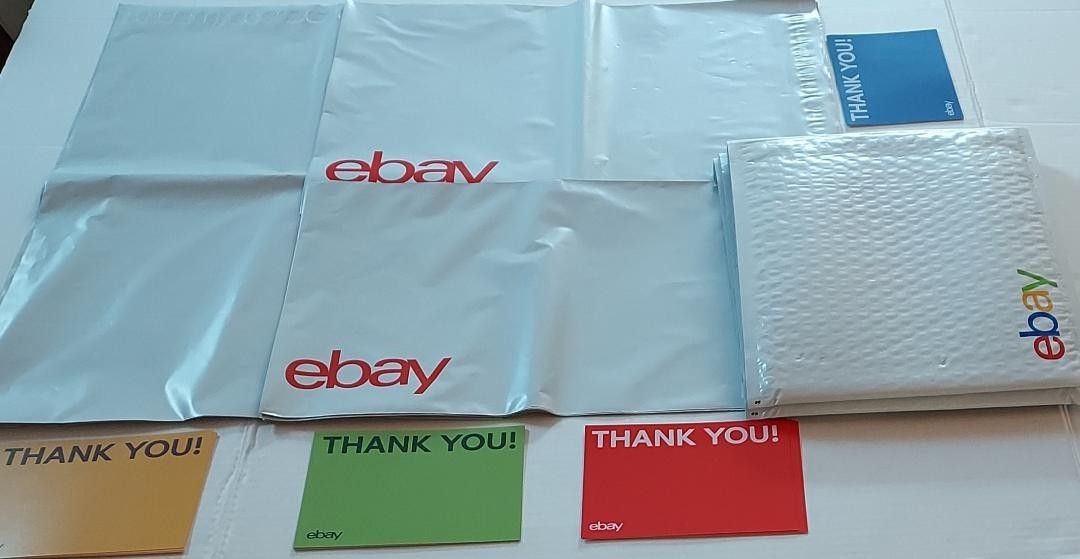 eBay Shipping Supplies 20 Padded /POLY MAILER ENVELOPES 20 Thank Yous 40 TOTAL
