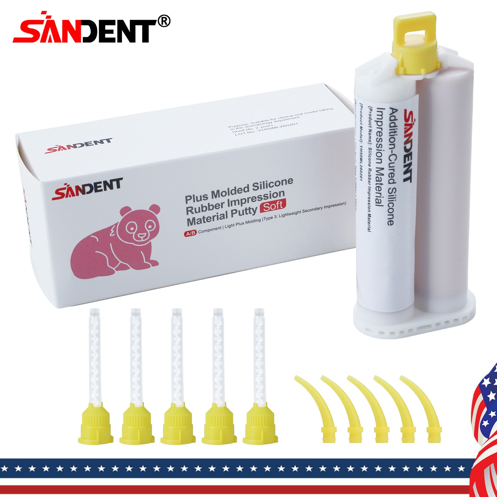 Silicone Impression Material Standard Pk 50mL with 5 Tips