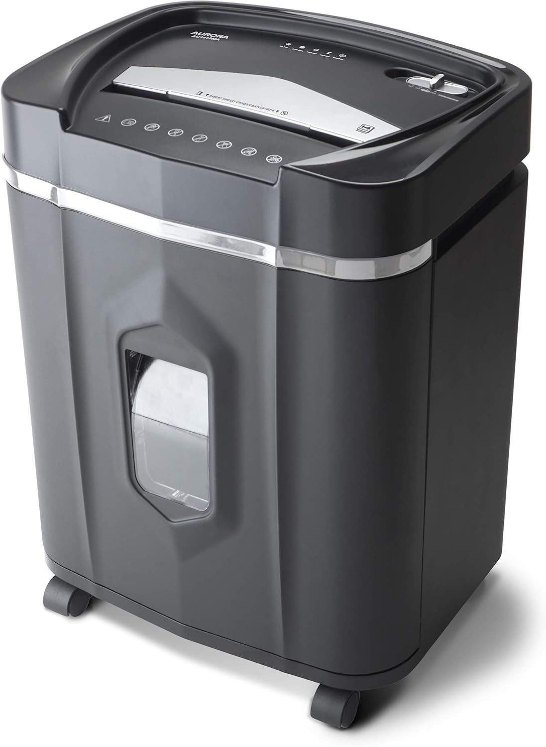 High-Security 12-Sheet Micro-Cut Shredder – Continuous Operation, Whisper Quiet