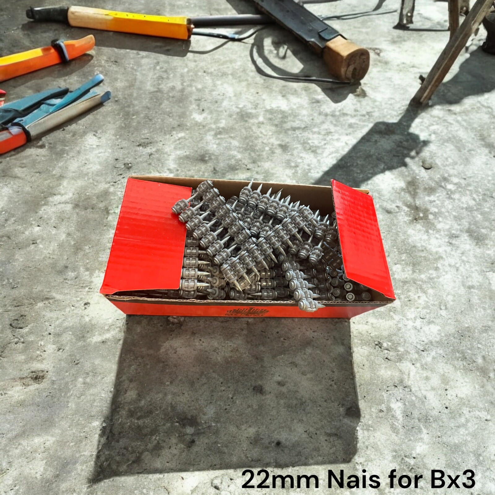 1000x Concrete Nails for Hilti Bx3 (22mm) -Pins For Hilti Bx3 Nails For Hilti