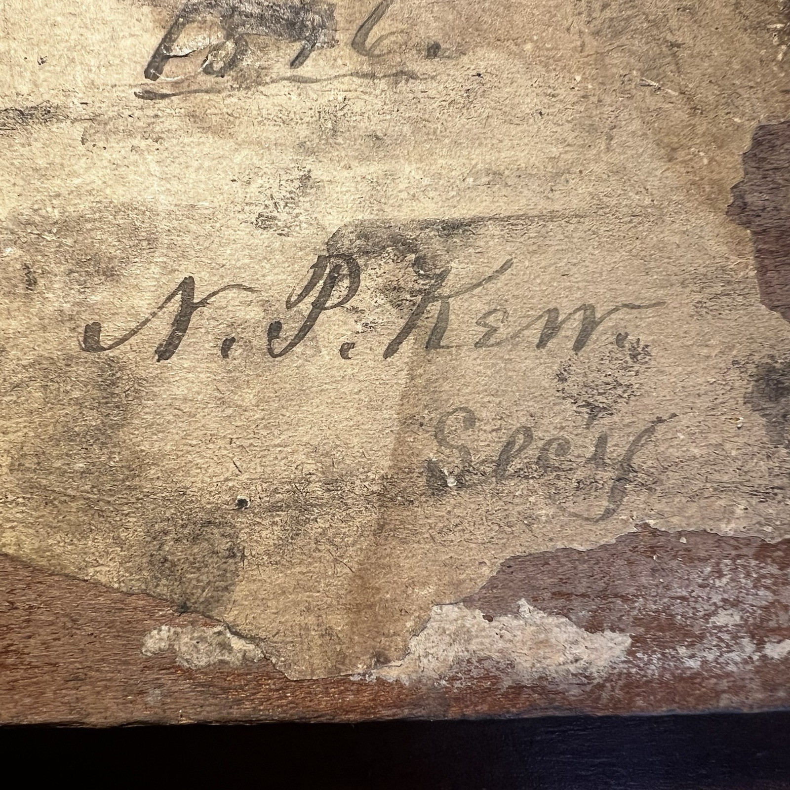 1896 Antique Copper Letterpress Printer Printing Wood Block Methodist Western PA