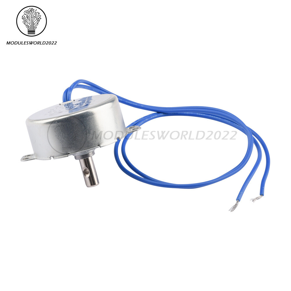 TYC-50 AC12V/110V/220V Synchronous Motor 2.5/3/5/6RPM 4W 50/60Hz For Microwave