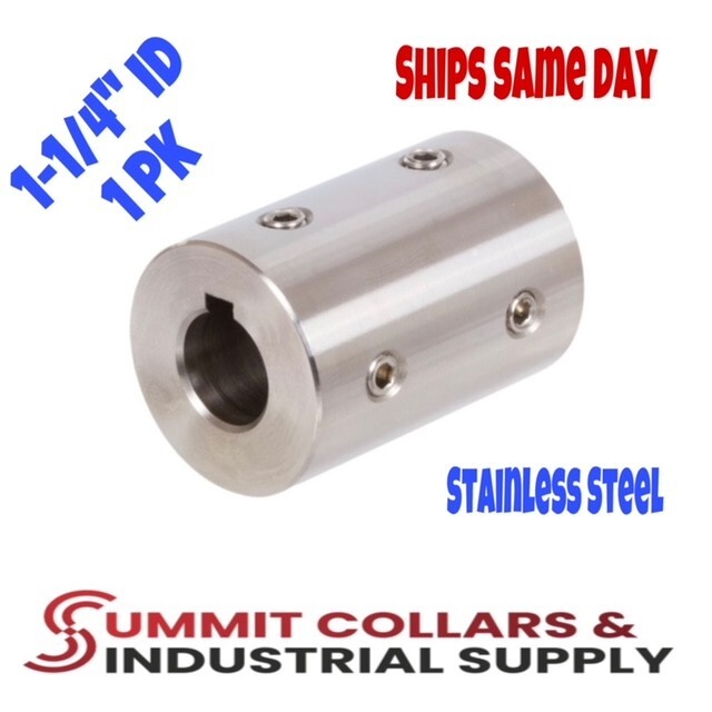 SRC-125-KW, 1-1/4″ ID Stainless Stainless Steel Rigid Shaft Coupling