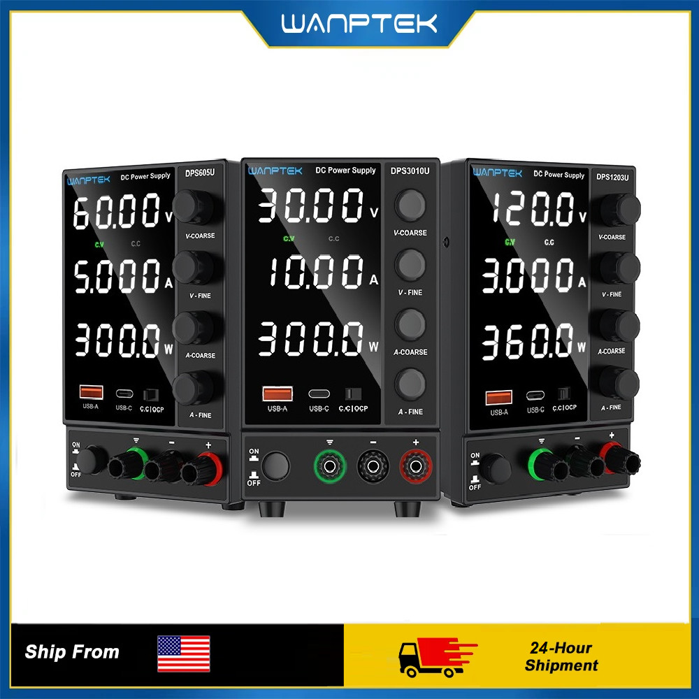 DPS Adjustable DC 0-30/60/120V 0-3/5/10A Lab Power Supply Variable Bench Switch