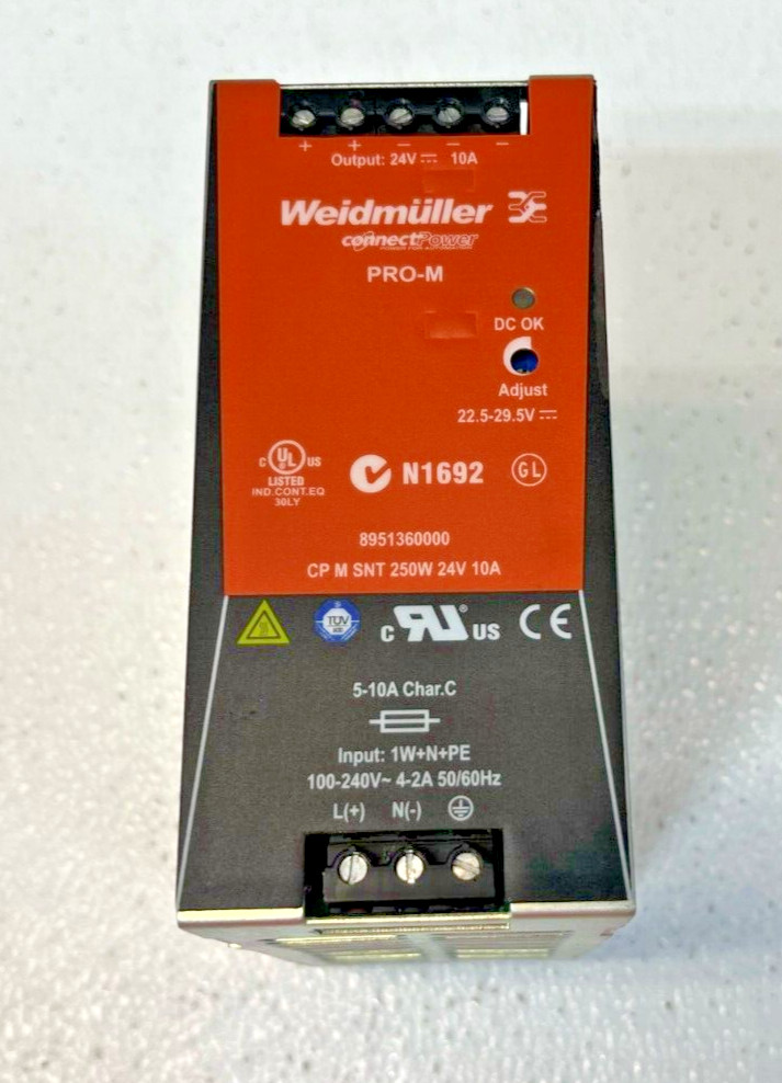 Weidmuller 8951360000 connect Power PRO-M Power Supply
