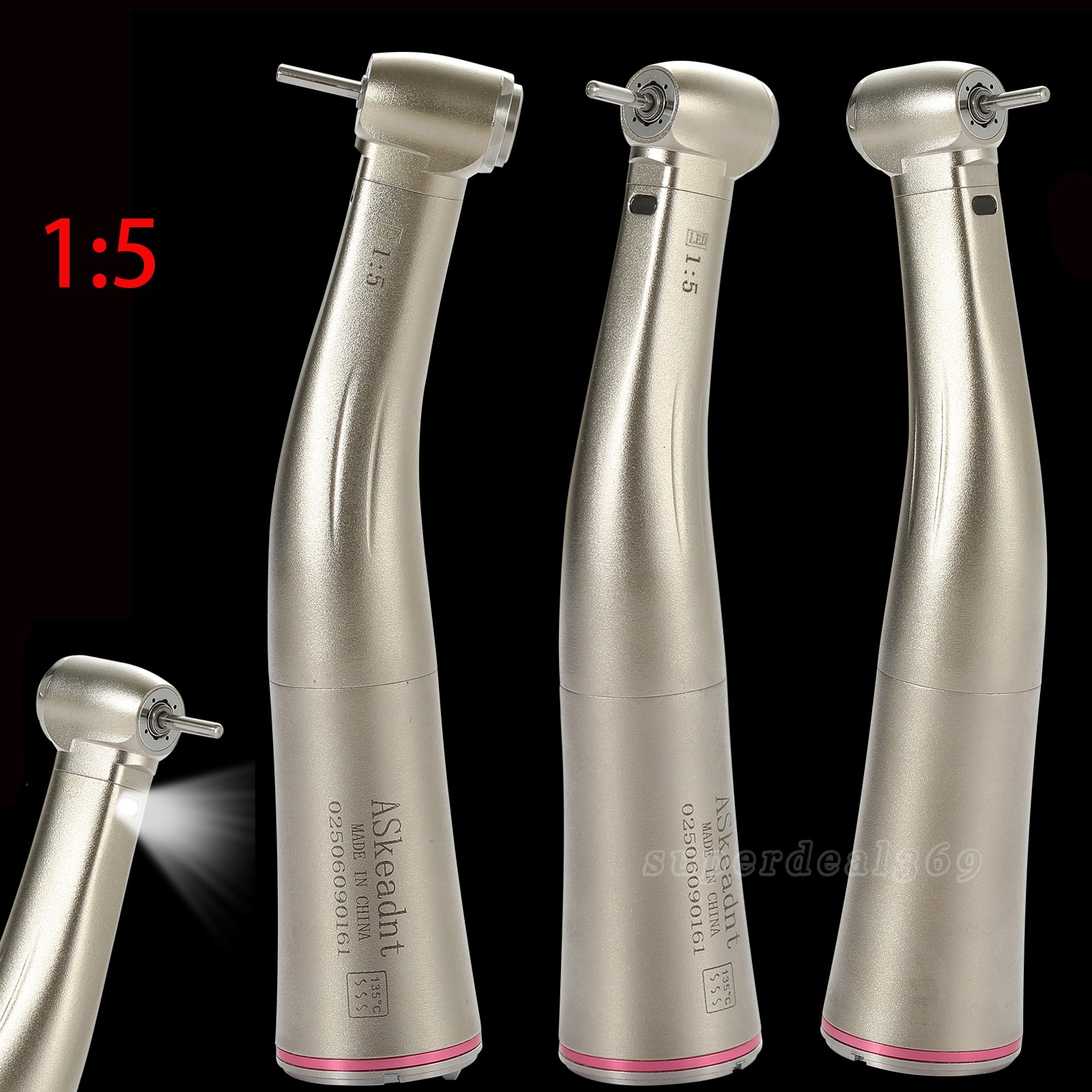 KAVO Style Dental Fiber Optic High Speed Turbine Handpiece LED E-generator 4Hole