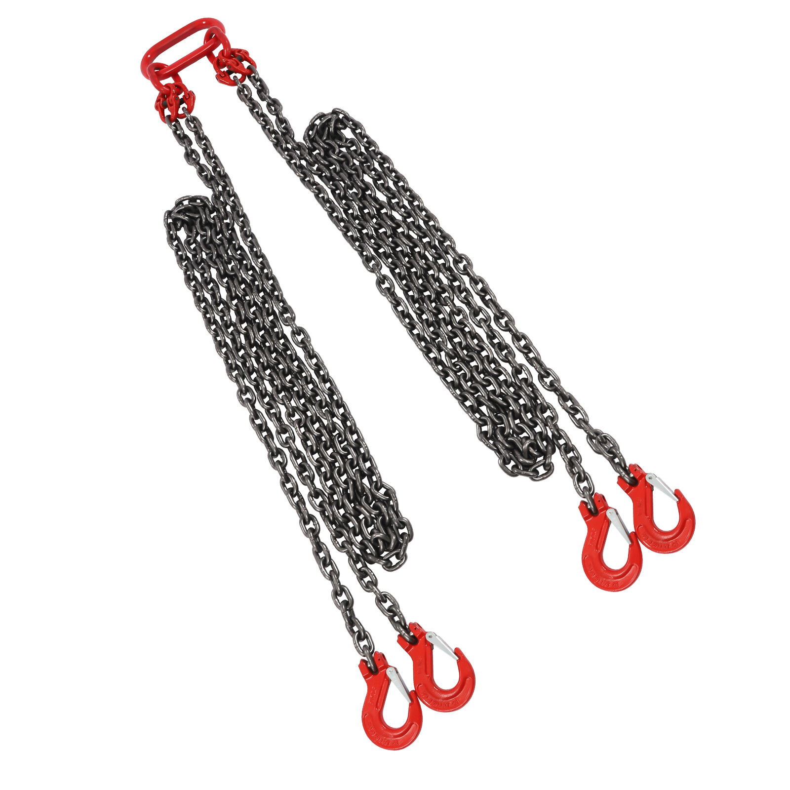 TBvechi Chain Sling 10FT 4 Legs with Sling Hooks Grade 5ton Lifting Chain Sling