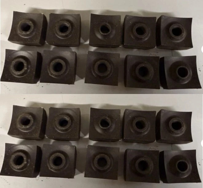 50pcs Mulcher Teeth For Chinese Forestry Mulcher (FUTURE,GIYI,RAYTREE) 35*35-M12