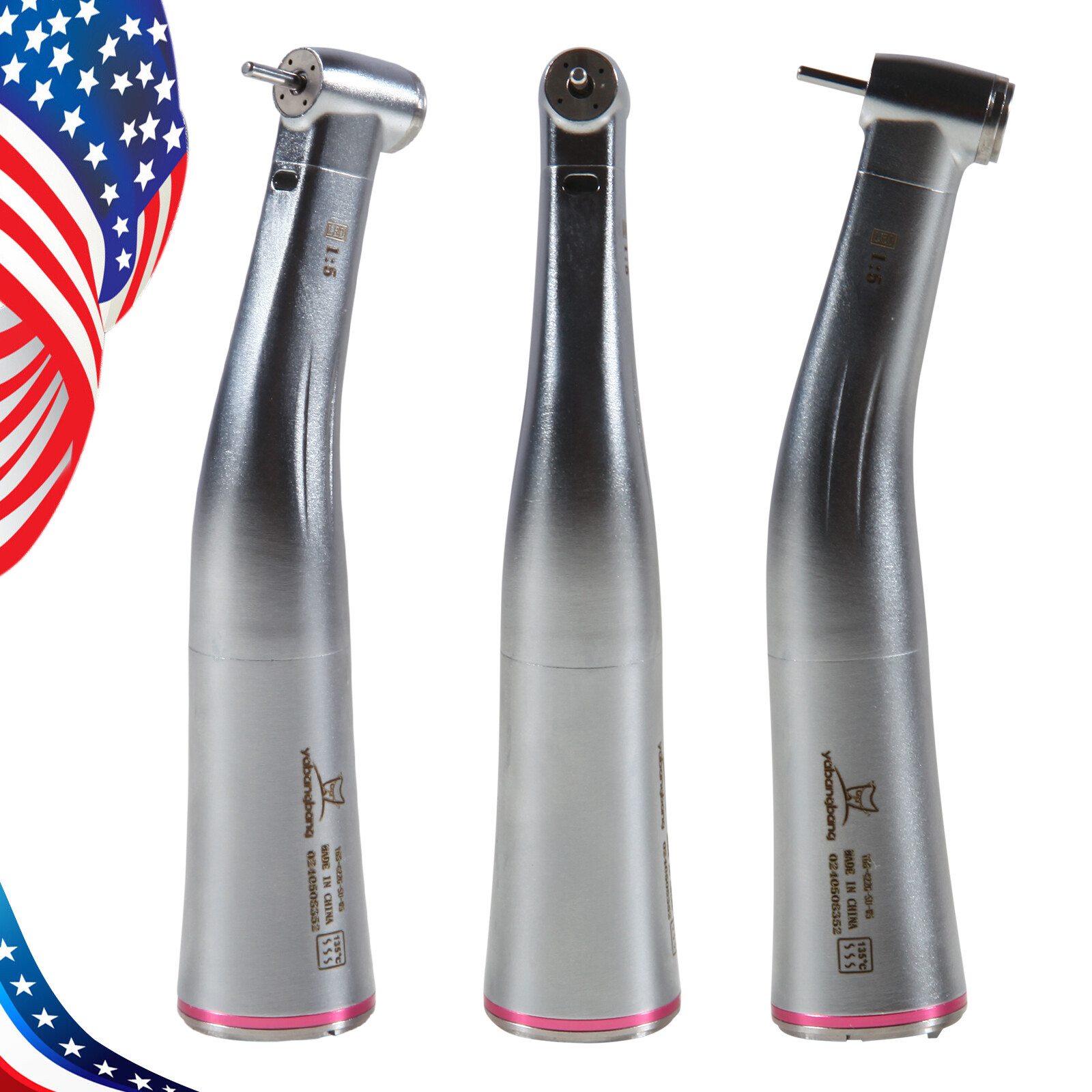 NSK Ti-MAX X95L Style Dental 1:5 LED Fiber Optic Contra Angle Handpiece Inner