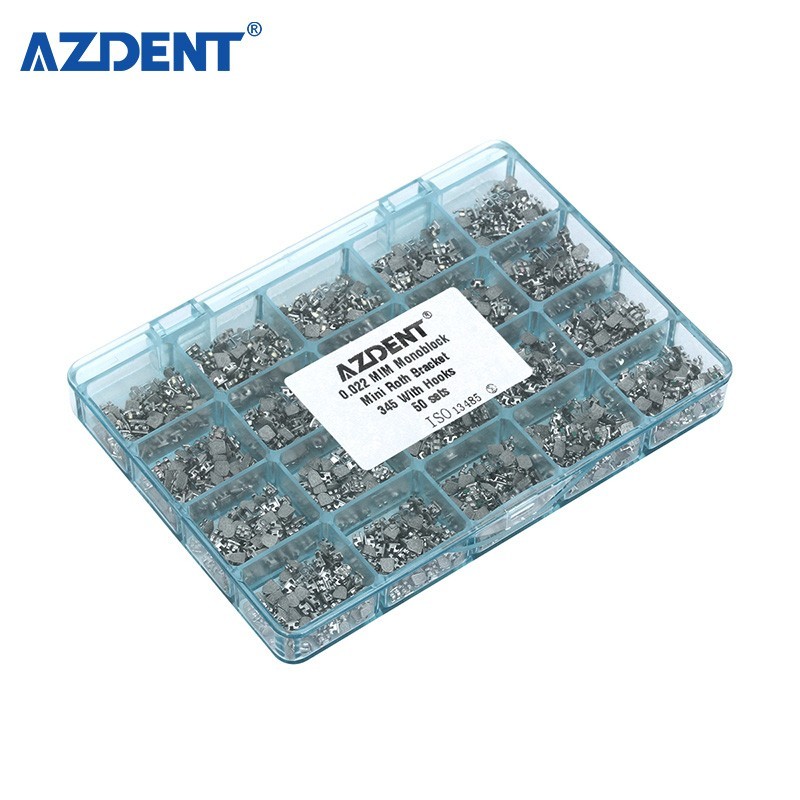 50 sets/1000pcs Dental Orthodontic Brackets Braces Mini Roth.022″ Hks 345 AZDENT