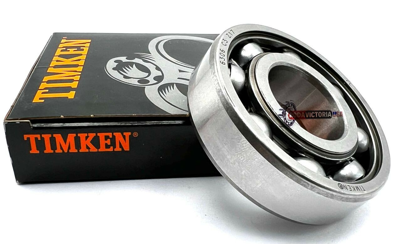 TIMKEN 6306 C3 OPEN, NO SEALS DEEP GROOVE BALL BEARING 30x72x19 mm