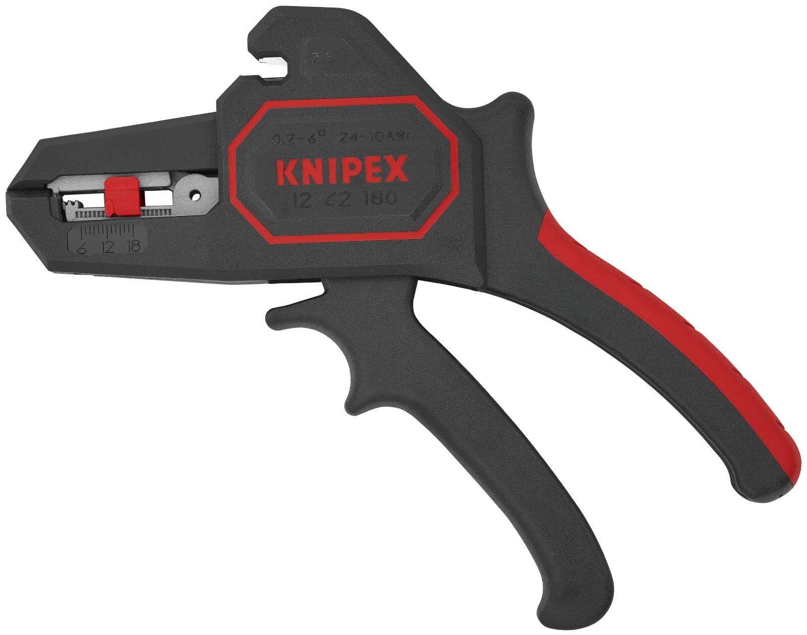 Knipex 7 1/4″ Automatic Wire Strippers 10-24 AWG 12 62 180