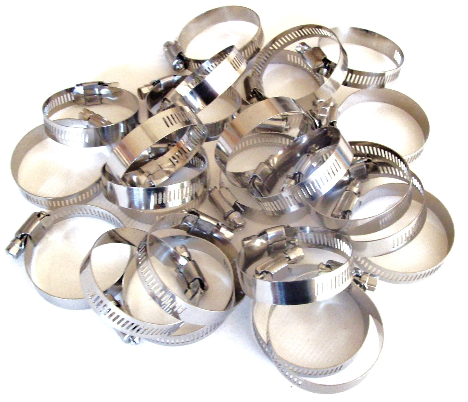 25 GOLIATH INDUSTRIAL STAINLESS STEEL HOSE CLAMPS 1-1/2 – 2-1/4″ SSHC214 38-57MM