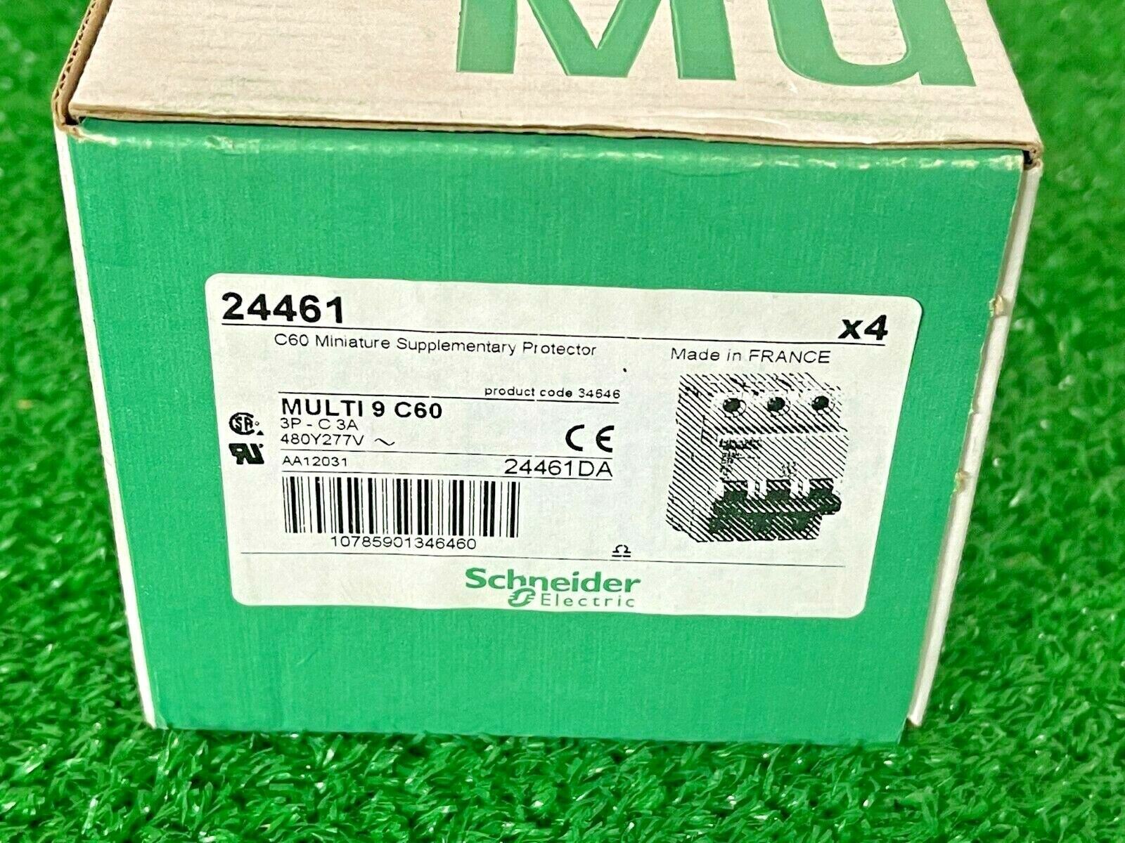 Schneider Electric 24461 C60 Circuit Breaker Supplementary Protector, 4X PACK