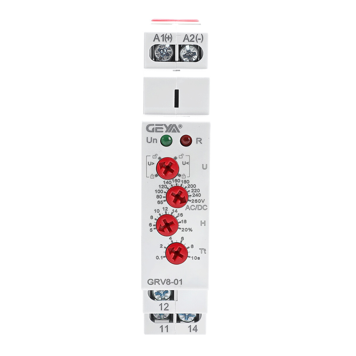 GEYA Single Phase Over Under Voltage Monitoring Relay Voltage Protection Device
