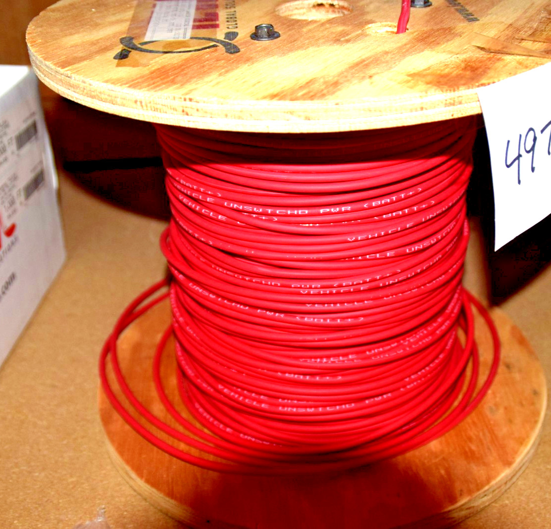 RED SXL 10 AWG Automotive Wire, Cross-linked, RED 100 FT. FREE SHIP!