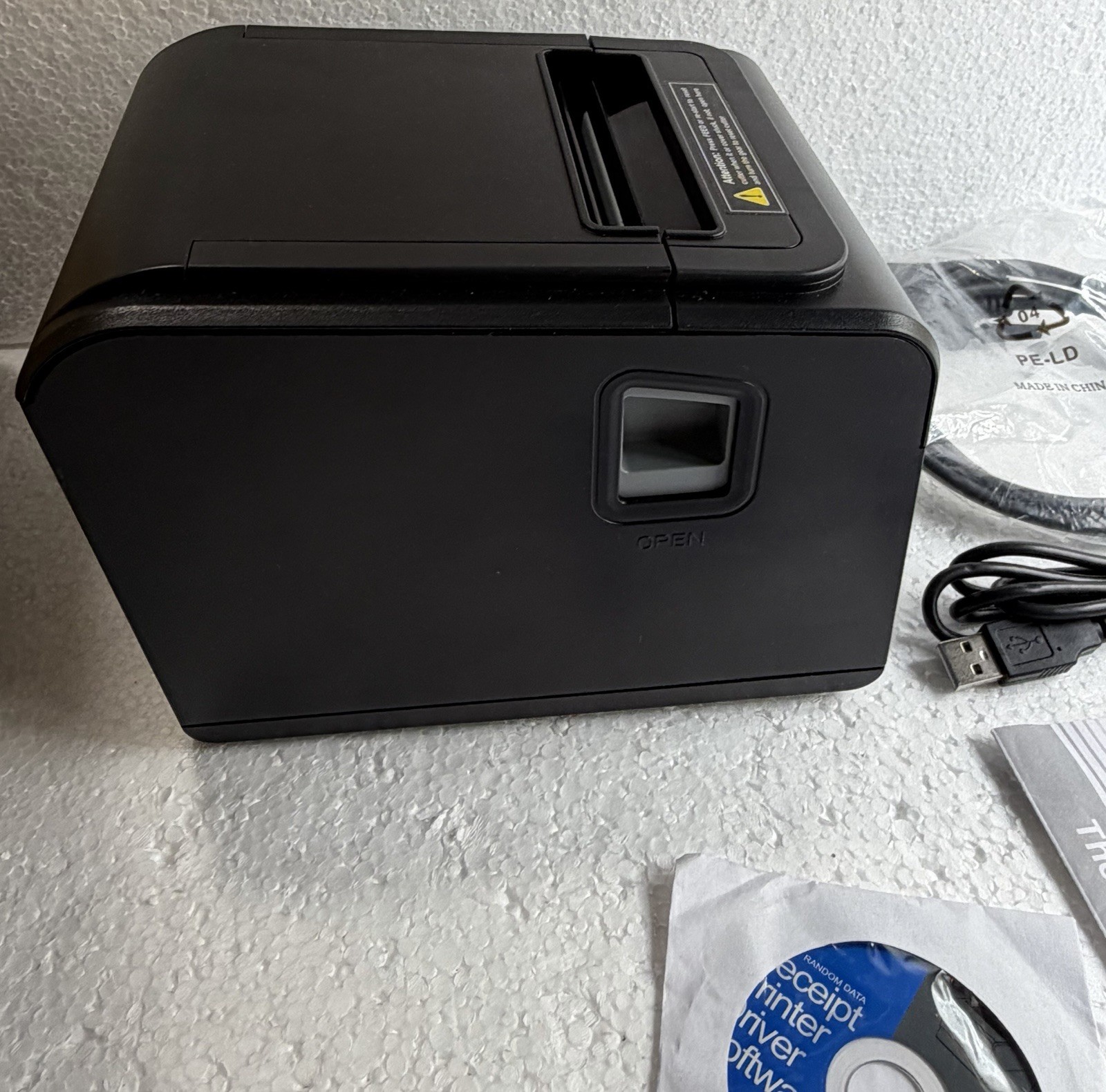 Vretti V330M Thermal Receipt printer Tested Works, Missing Power Supply READ