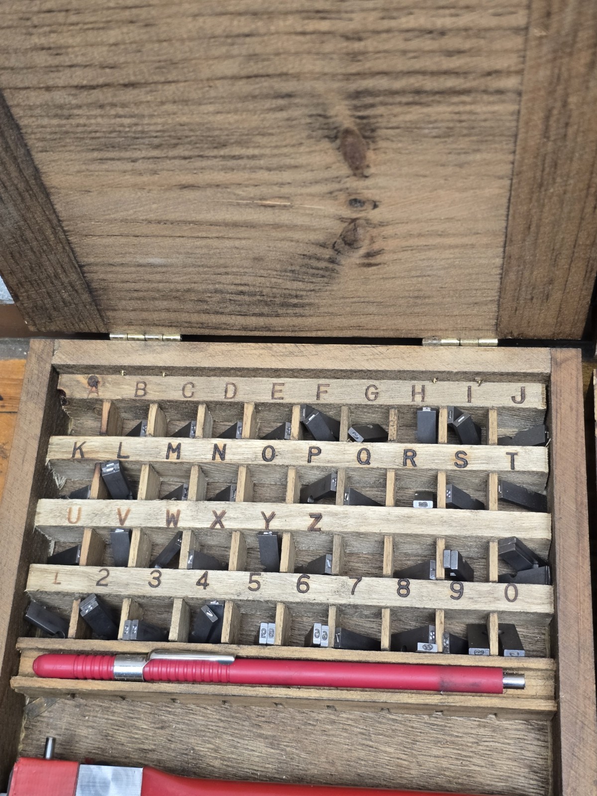 Ideal Numberall 1/16″ & 3/32″ Steel Capital Alphabet & Number Stamps 4 Sets