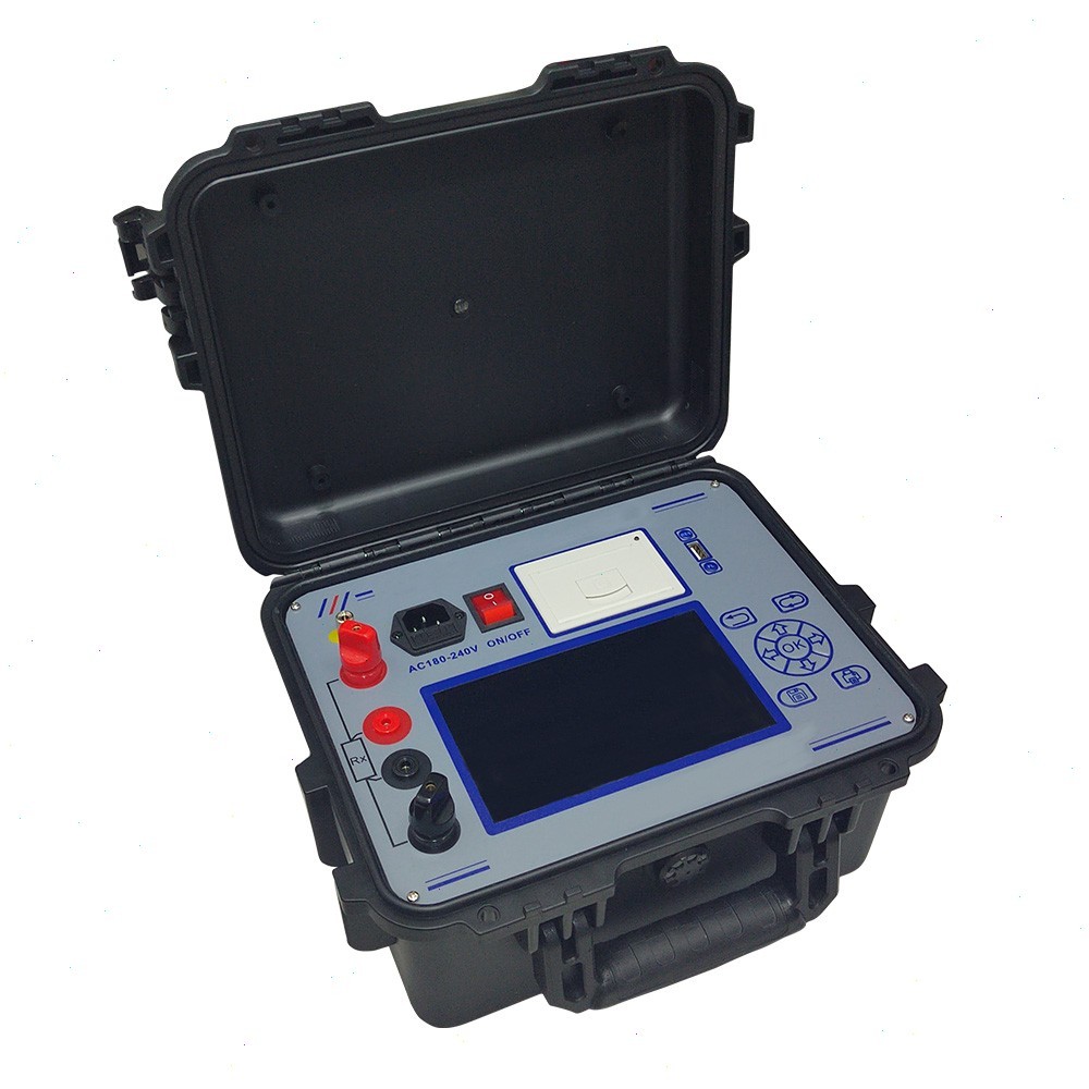 Contact Resistance Tester Meter with Measuring Range 0~50mΩ Resolution 0.001μΩ