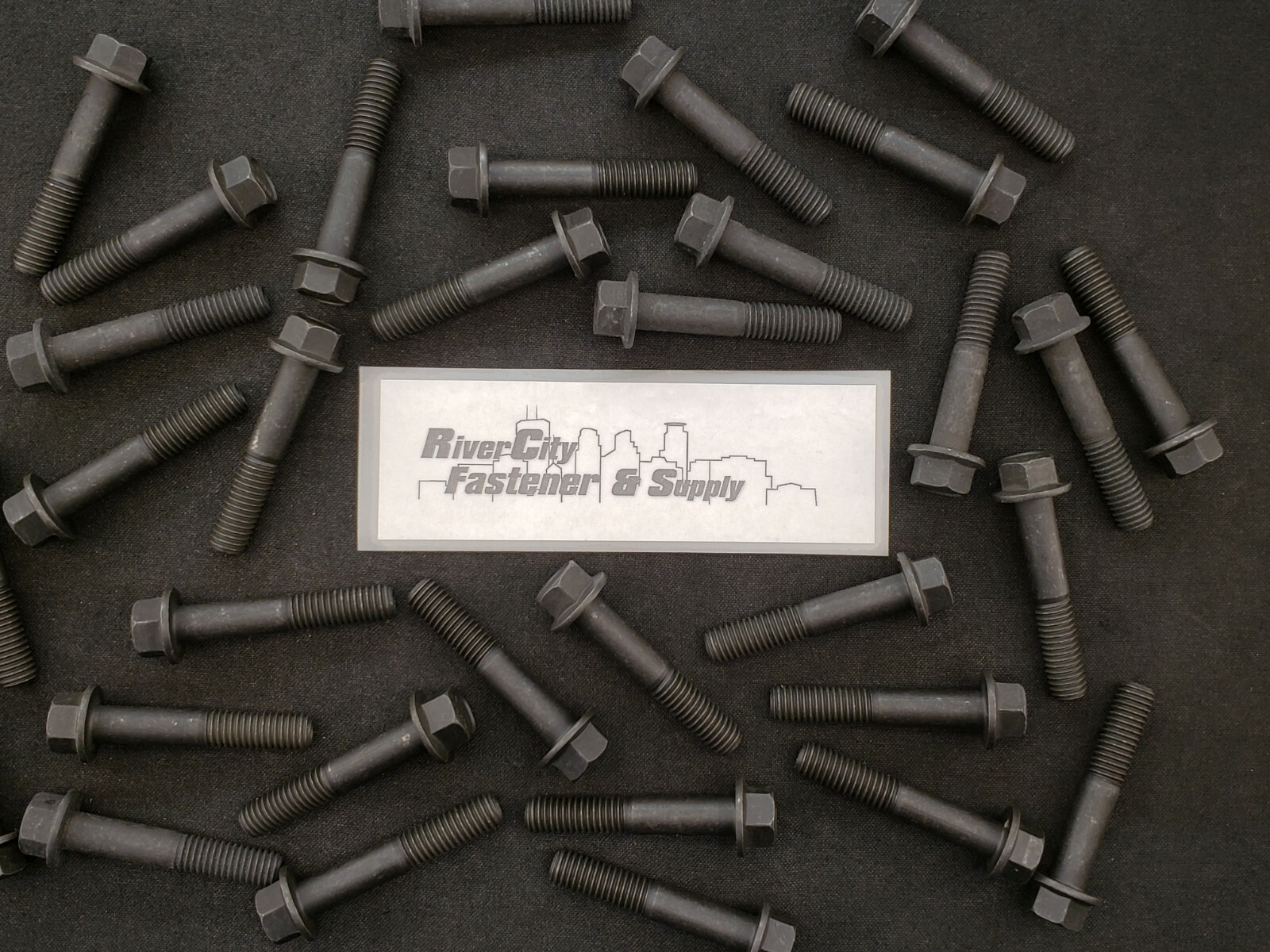 (25) 7/16-14×2-1/2 Grade 8 Hex Head Flange / Frame bolt / Cap Screws 7/16 x 2.5