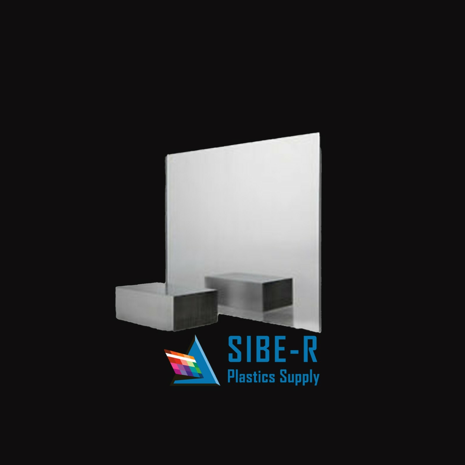 Acrylic Plexiglass Sheet-1/8″ (3mm) thick-Silver Mirror-24″ x 48″
