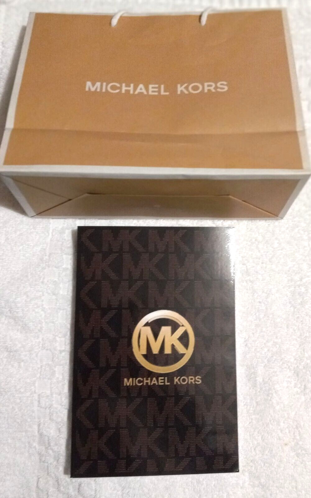 MICHAEL KORS GOLDEN GLOW LOGO NOTEBOOK 6 X 9 INCHES PAPER JOURNAL