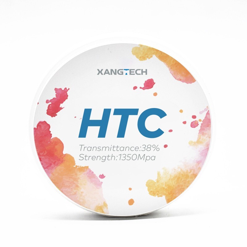 98mm HTC Preshaded Zirconia Block Disc A1/A2/A3 Colors Thickness 14-22mm for Lab