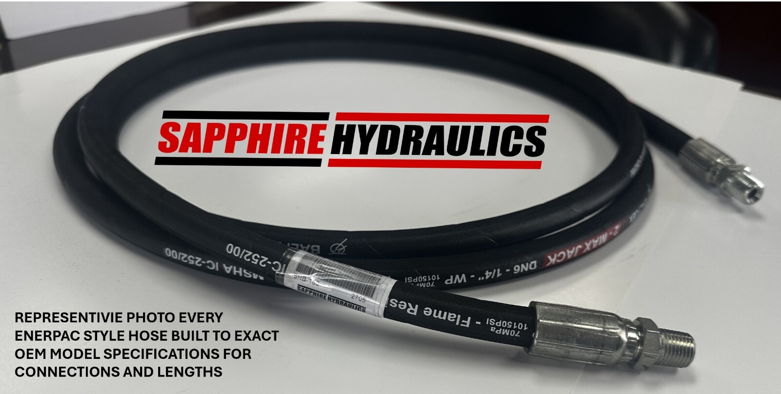 Enerpac Style Hydraulic Jack Hose – Replaces HC9210