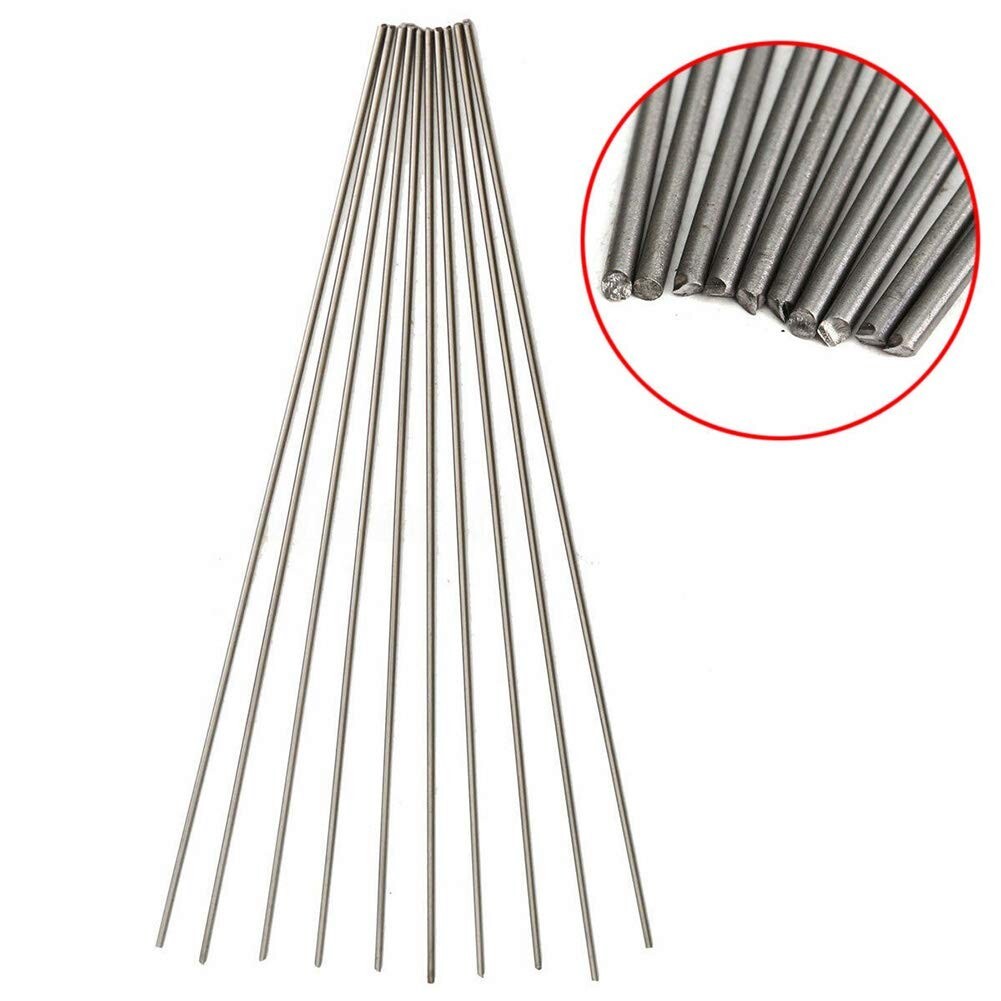 20Pcs 0.08″x10″ Titanium Ti Grade 5 Metal Alloy Shaft Bar Round Rod Wire Stick