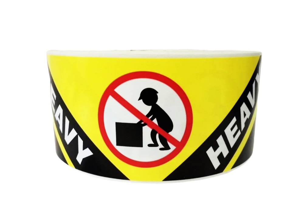 Heavy Do Not Lift Stickers | 2.5″x8.125″ Shipping Pallet Label | 100 Labels
