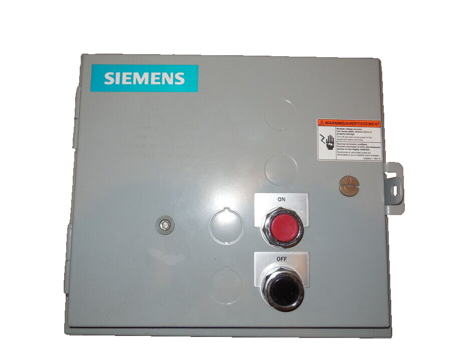 Siemens CLM1C02120 Mechanically Held Heating/Lighting Contactor with Enclosure