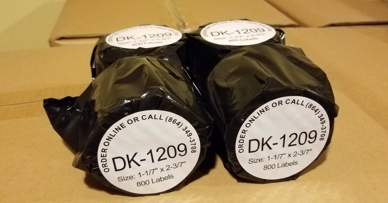 Labels123 Brand-Compatible with Brother 1209 Address, Barcode Labels (1.1”x2.4″)