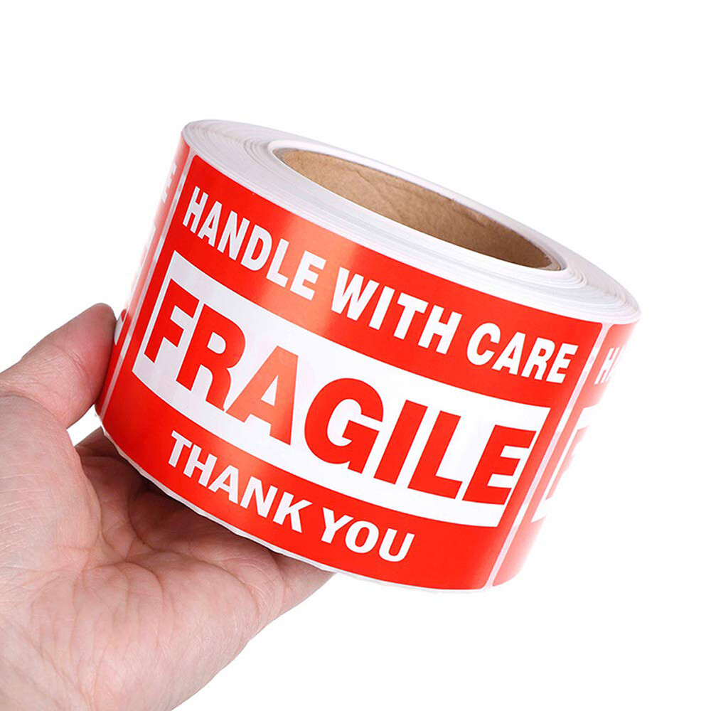 3″ x 5″ Fragile Stickers Fragile Labels Handle with Care Self Adhesive 500/Roll