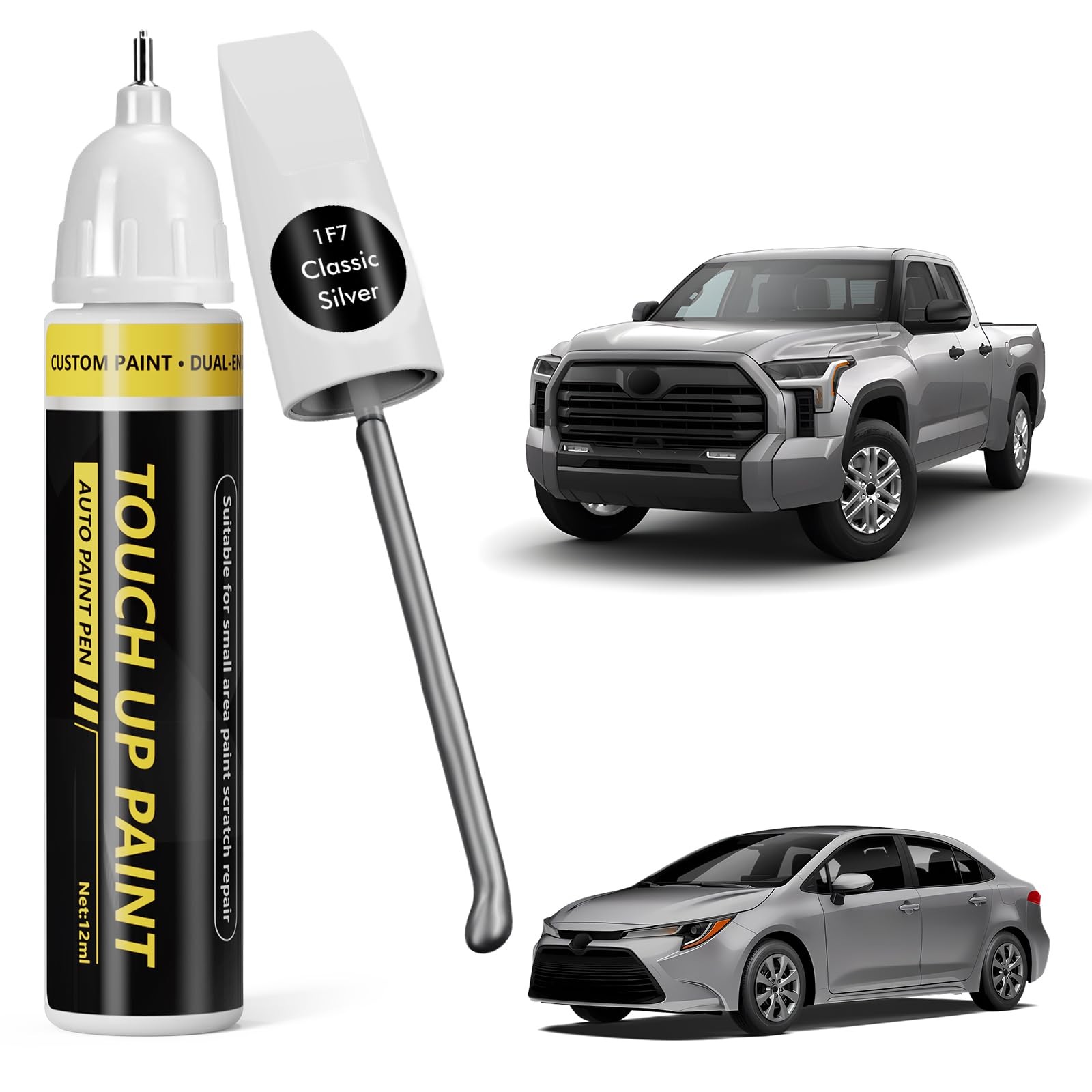 Touch Up Paint for Toyota – 2 in 1 Scratch Repair Kit, Exact Color Match
