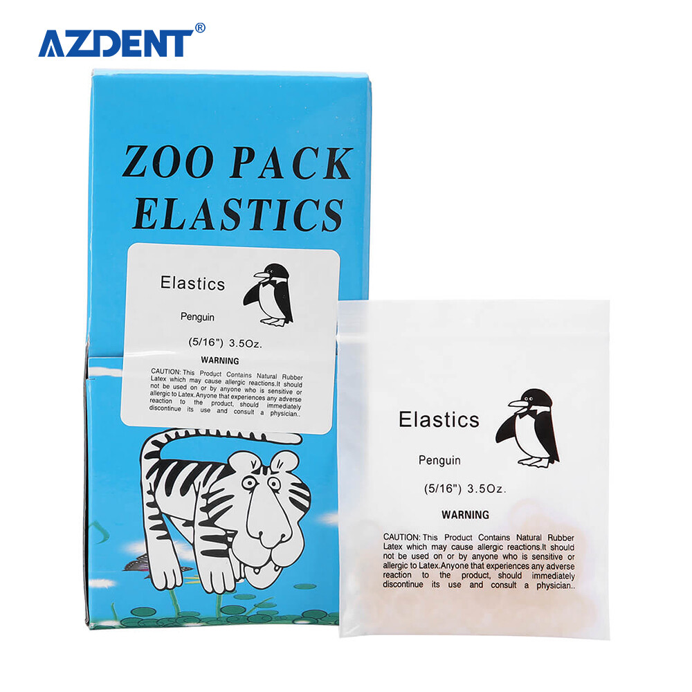 5000pcs Orthodontic Dental Elastics Band Animal images Fox Rabbit Squirrel