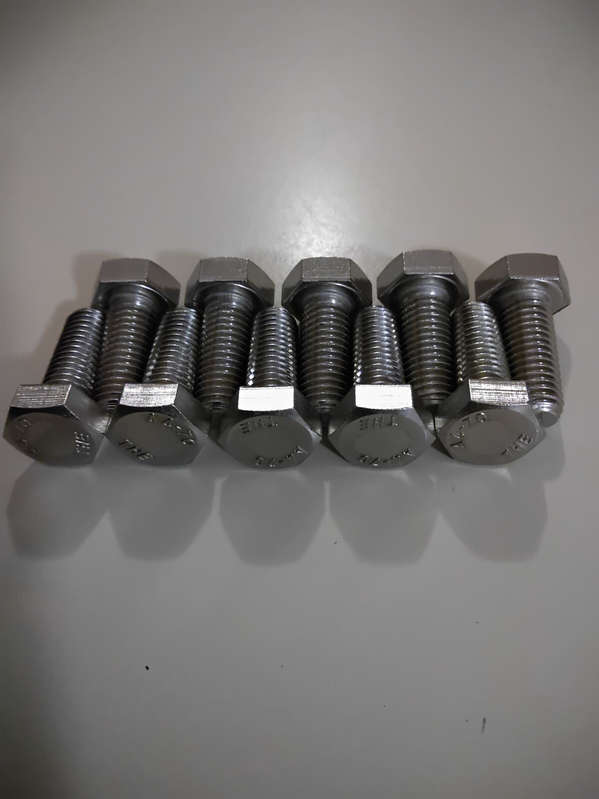 Bolts M12-1.75 x 30 stainless steel 50ea. in package 