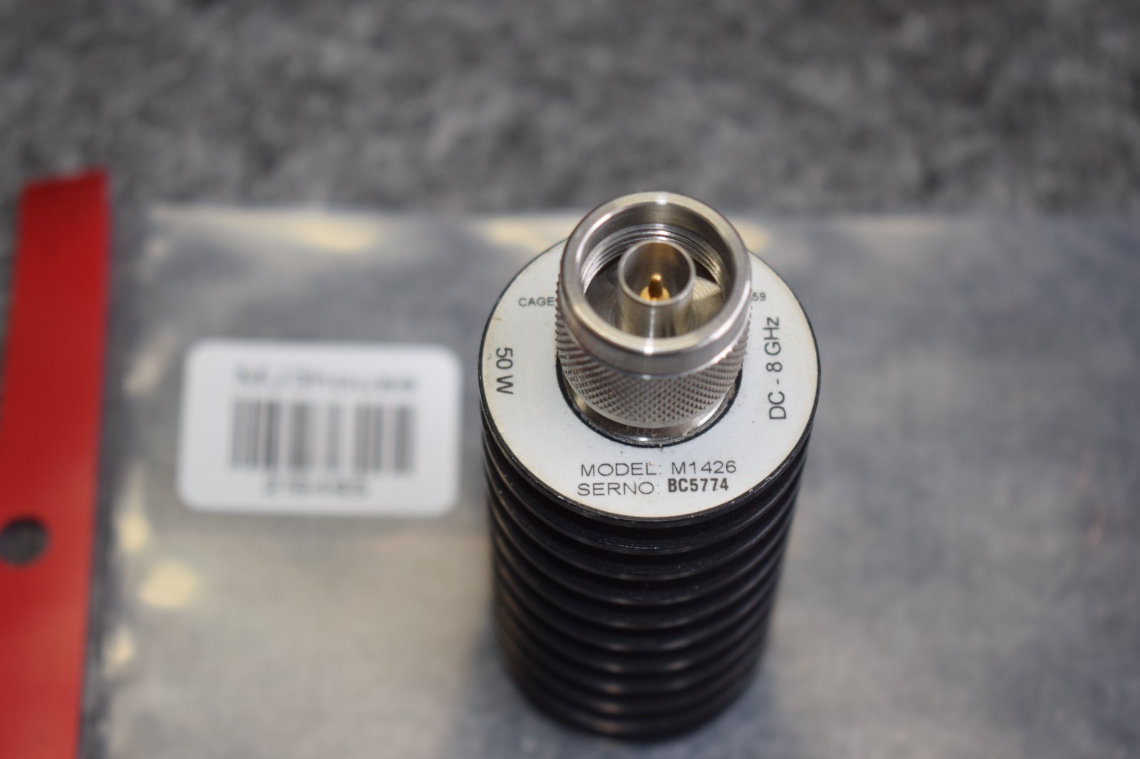Weinschel Engi. M1426 Attenuator 50 Watts DC-8 GHz #215465-R1*B62