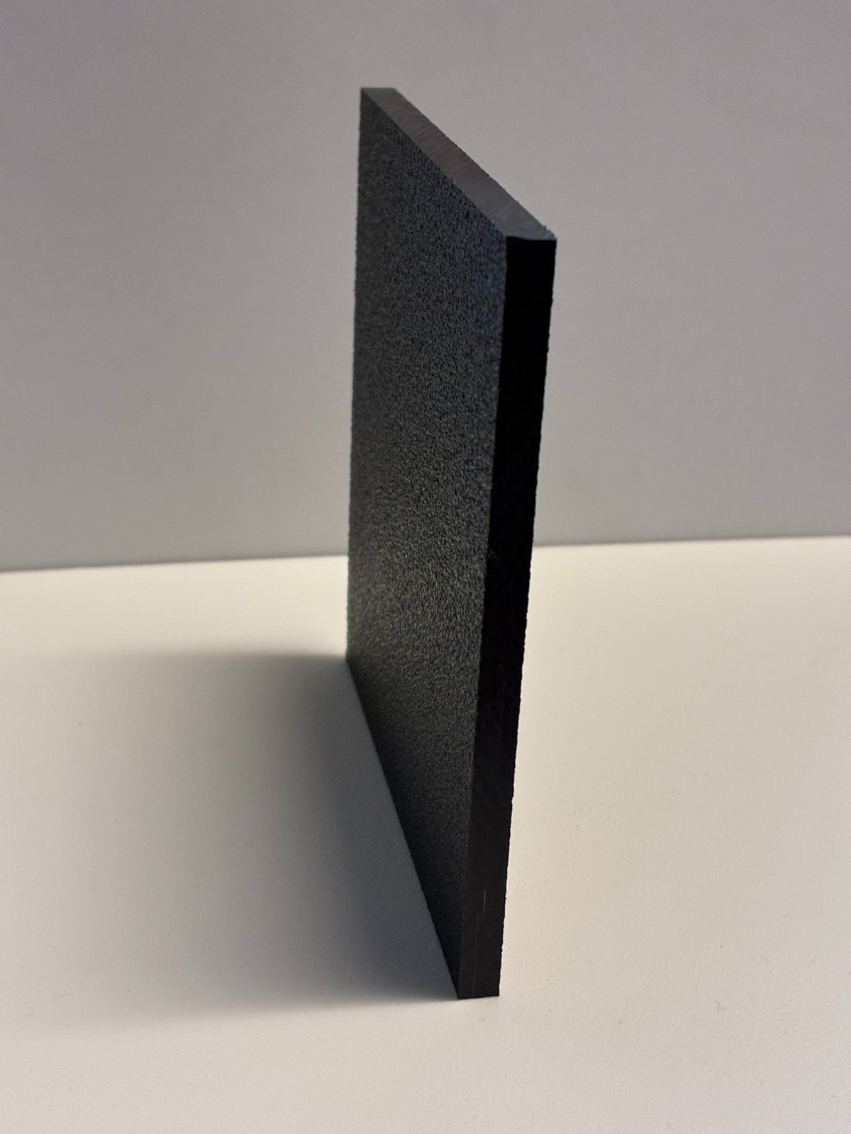 POLYETHYLENE NON-TEXTURED BLACK HDPE PLASTIC SHEET 1/8″ X 6″ X 12″