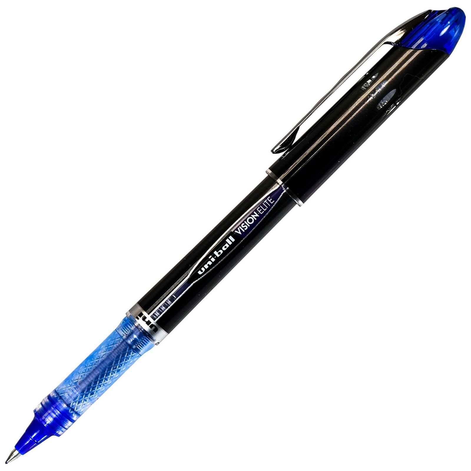Uni-ball Vision Elite 69021 Blue Ink 0.5mm Micro Point Rollerball Box of 12 Pens