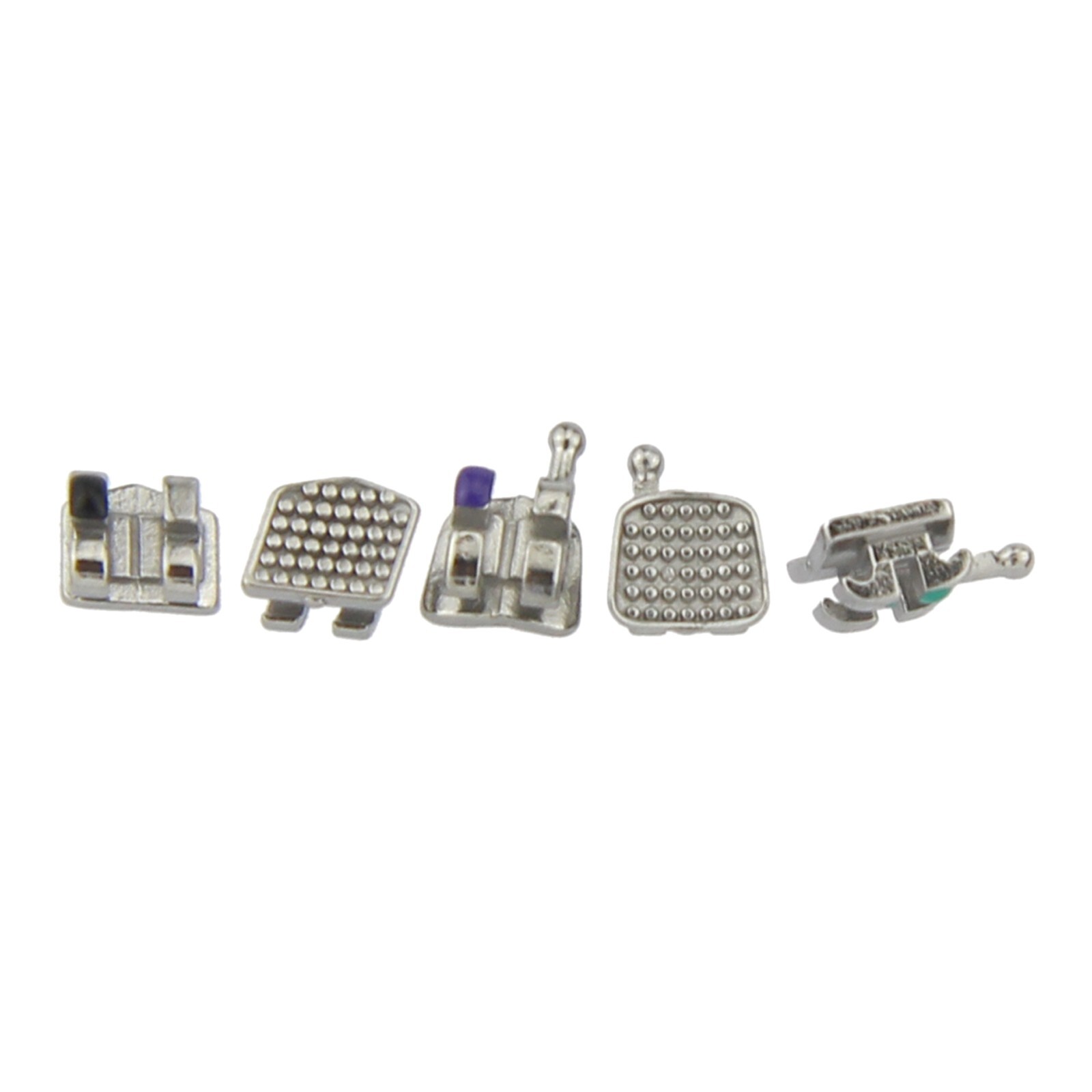 Dental Orthodontic Metal Brackets MIM Mini Braces Roth MBT 022 018 345 Hooks