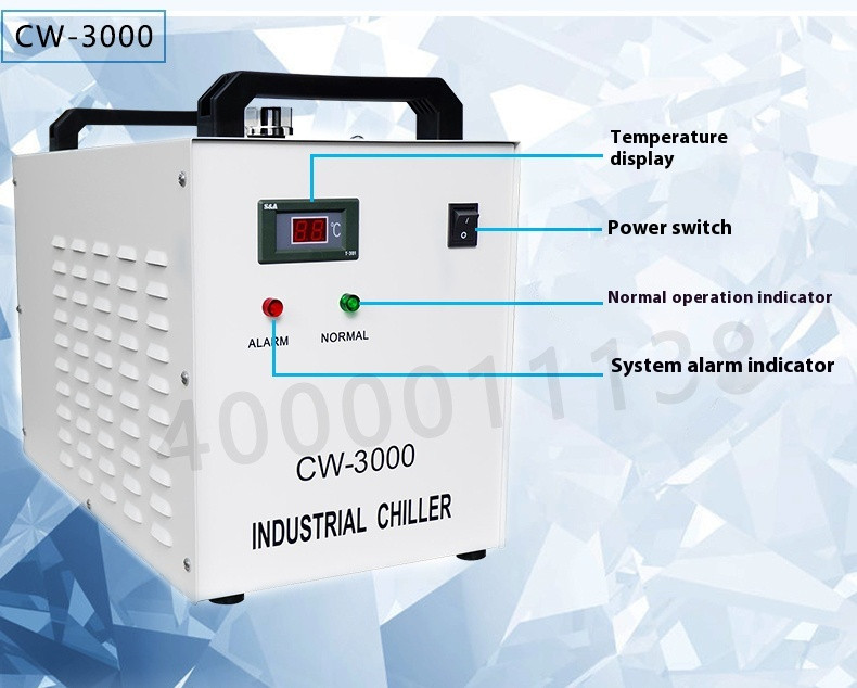 CW3000 5200 5300 Chiller Water Pump Circulating Water Tank Laser Cutting Machine