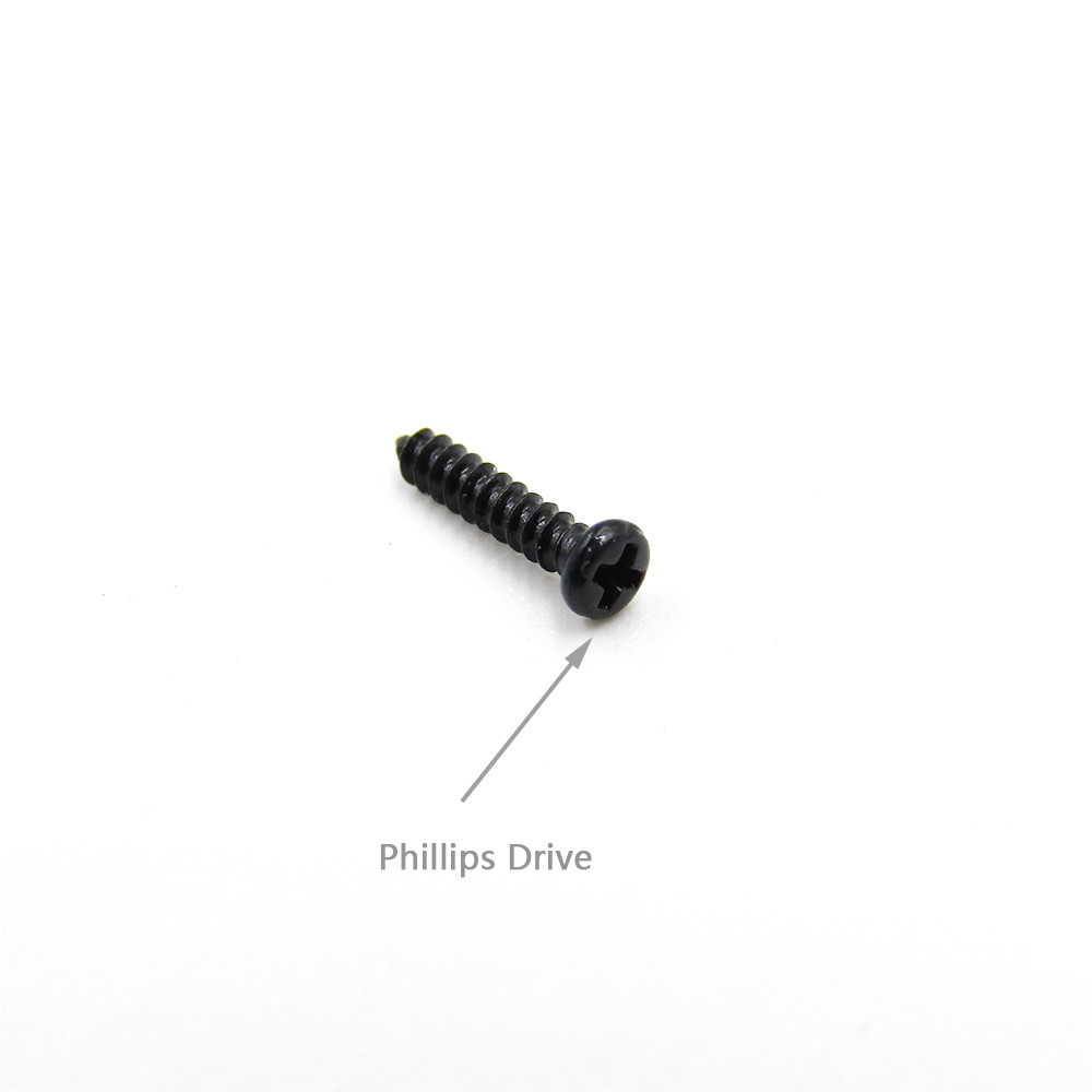 Black Small Self Tapping Screw Phillips Pan Head M1/M1.2/M1.3/M1.4/M1.5/M1.6/1.7
