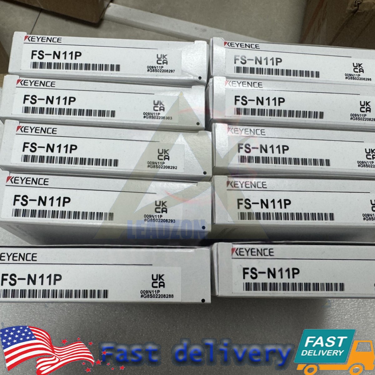 FS-N11P NIB KEYENCE FSN11P Digital Fiber Optic Sensor Amplifier