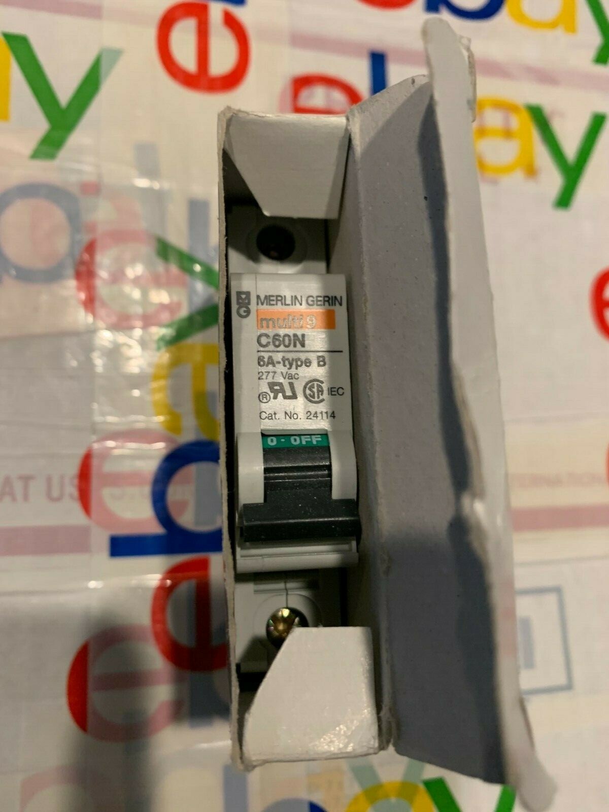 Square D MG24114 Mini Circuit Breaker Supplementary Protector 1 pole 6 Amp