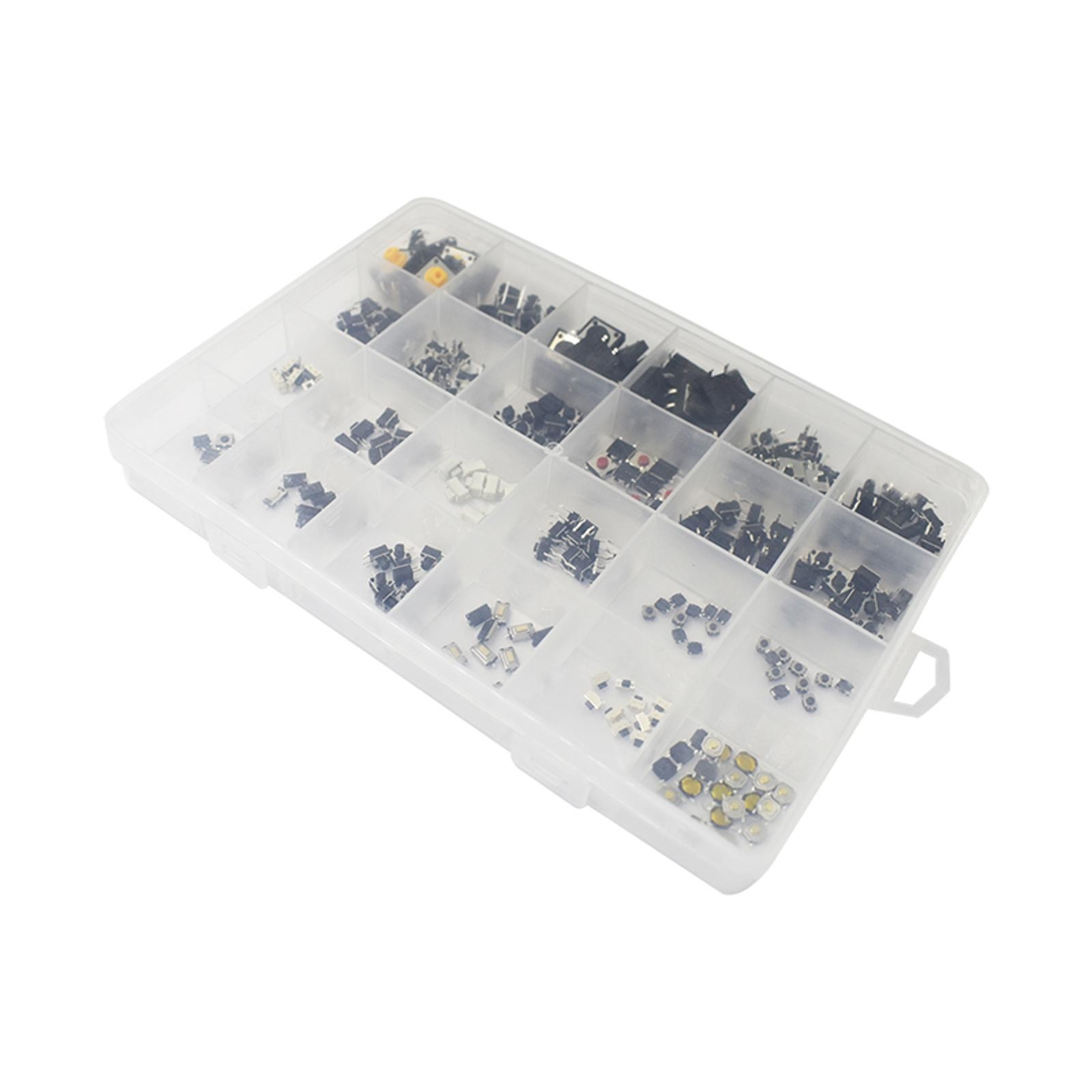 Practical Assorted Kits Micro Switch Push Tact Button ON/OFF Touch Button Switch