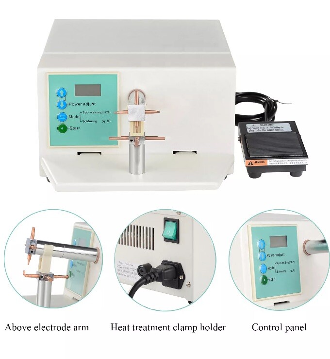 Electric Dental Mini Spot Welder Unit Orthodontic Material Heat Treatment HL-WDI